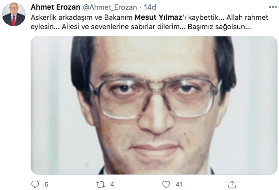 Siyasilerden Mesut Yılmaz mesajları - Sayfa 21