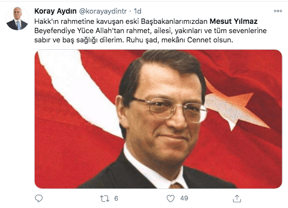 Siyasilerden Mesut Yılmaz mesajları - Sayfa 11