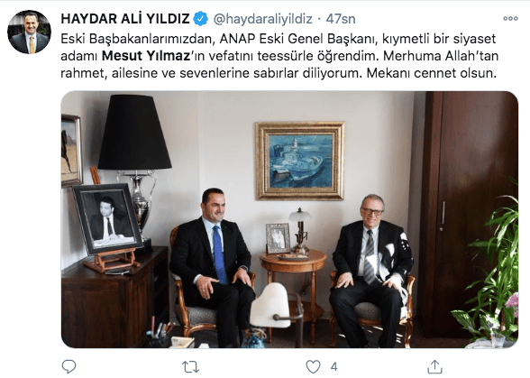 Siyasilerden Mesut Yılmaz mesajları - Sayfa 10
