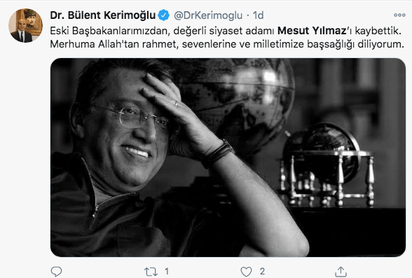 Siyasilerden Mesut Yılmaz mesajları - Sayfa 9