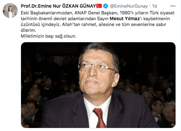 Siyasilerden Mesut Yılmaz mesajları - Sayfa 13