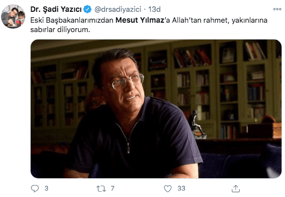 Siyasilerden Mesut Yılmaz mesajları - Sayfa 8