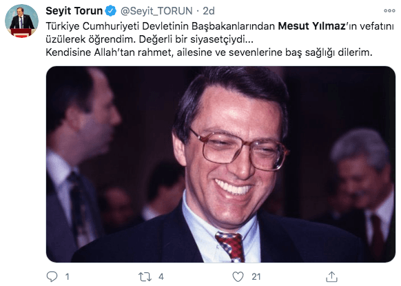 Siyasilerden Mesut Yılmaz mesajları - Sayfa 23