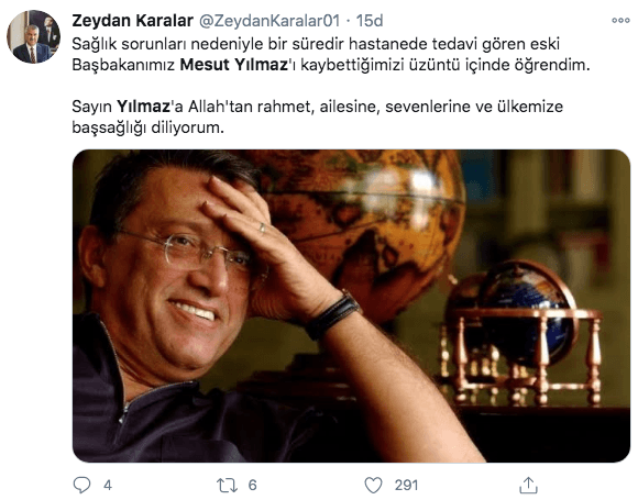 Siyasilerden Mesut Yılmaz mesajları - Sayfa 17