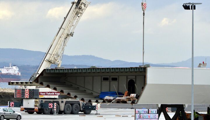 Özel olarak getirildi... İlk tabliyesi Çanakkale'ye ulaştı! - Sayfa 7