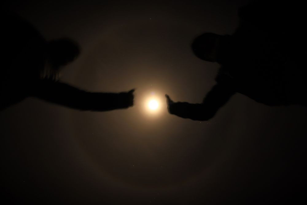 Doğu'da ay halesi çıktı vatandaş telefona sarıldı - Sayfa 9