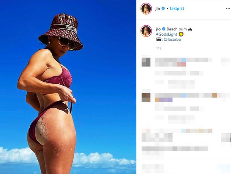 Jennifer Lopez kırmızı bikinisiyle ortalığı yaktı geçti! - Sayfa 7