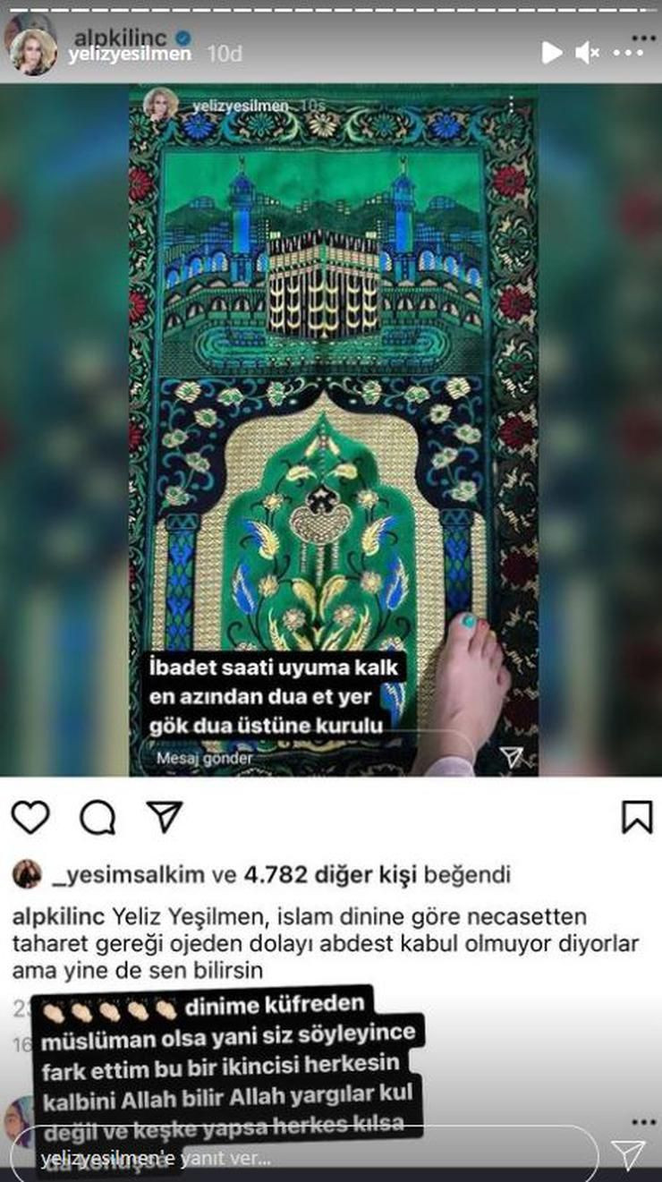 Yeliz Yeşilmen'den tepki çeken bir namaz paylaşımı daha: Ojeli parmaklarıyla secdede... - Sayfa 5