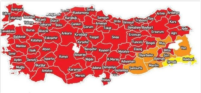 Koronavirüs risk haritasında son dakika gelişmesi! Kırmızı il sayısı 73 oldu... - Sayfa 7