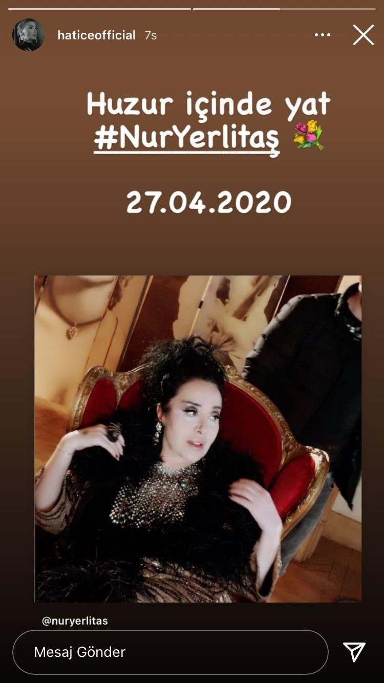 Ünlü isimler, Nur Yerlitaş'ı unutmadı - Sayfa 17