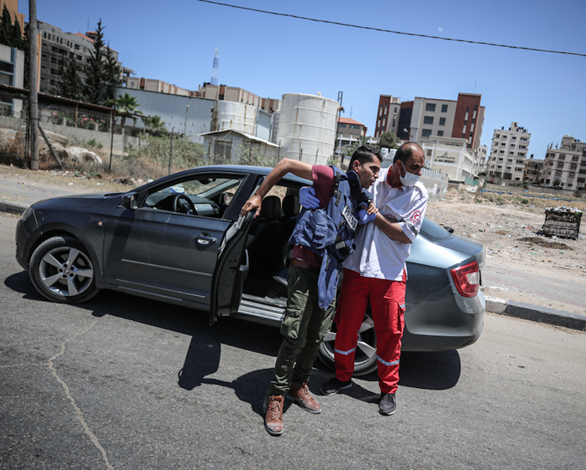 İsrail'in saldırılarında Anadolu Ajansı kameramanı yaralandı - Sayfa 5