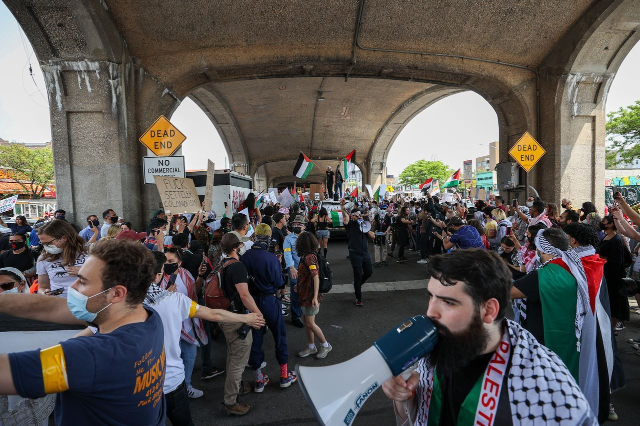 New York'ta binler Filistin için yürüdü - Sayfa 25