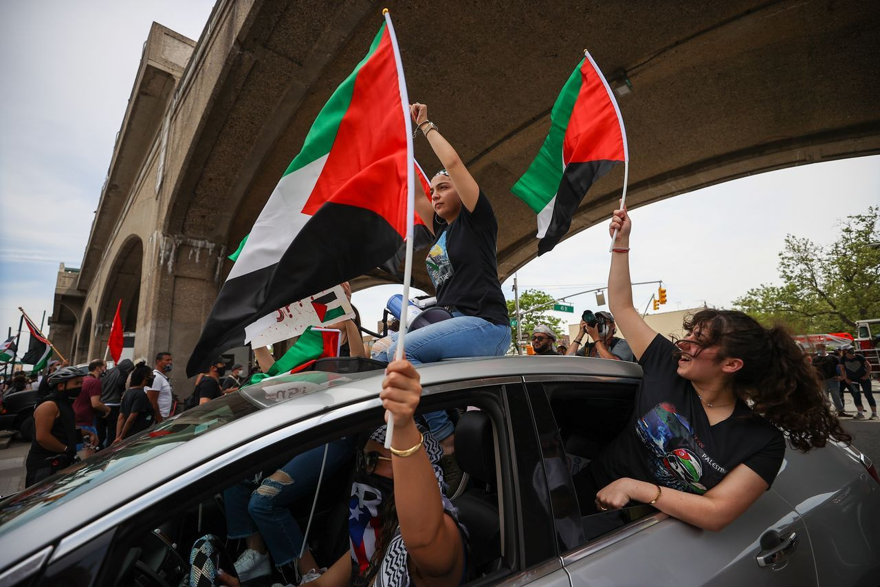 New York'ta binler Filistin için yürüdü - Sayfa 31