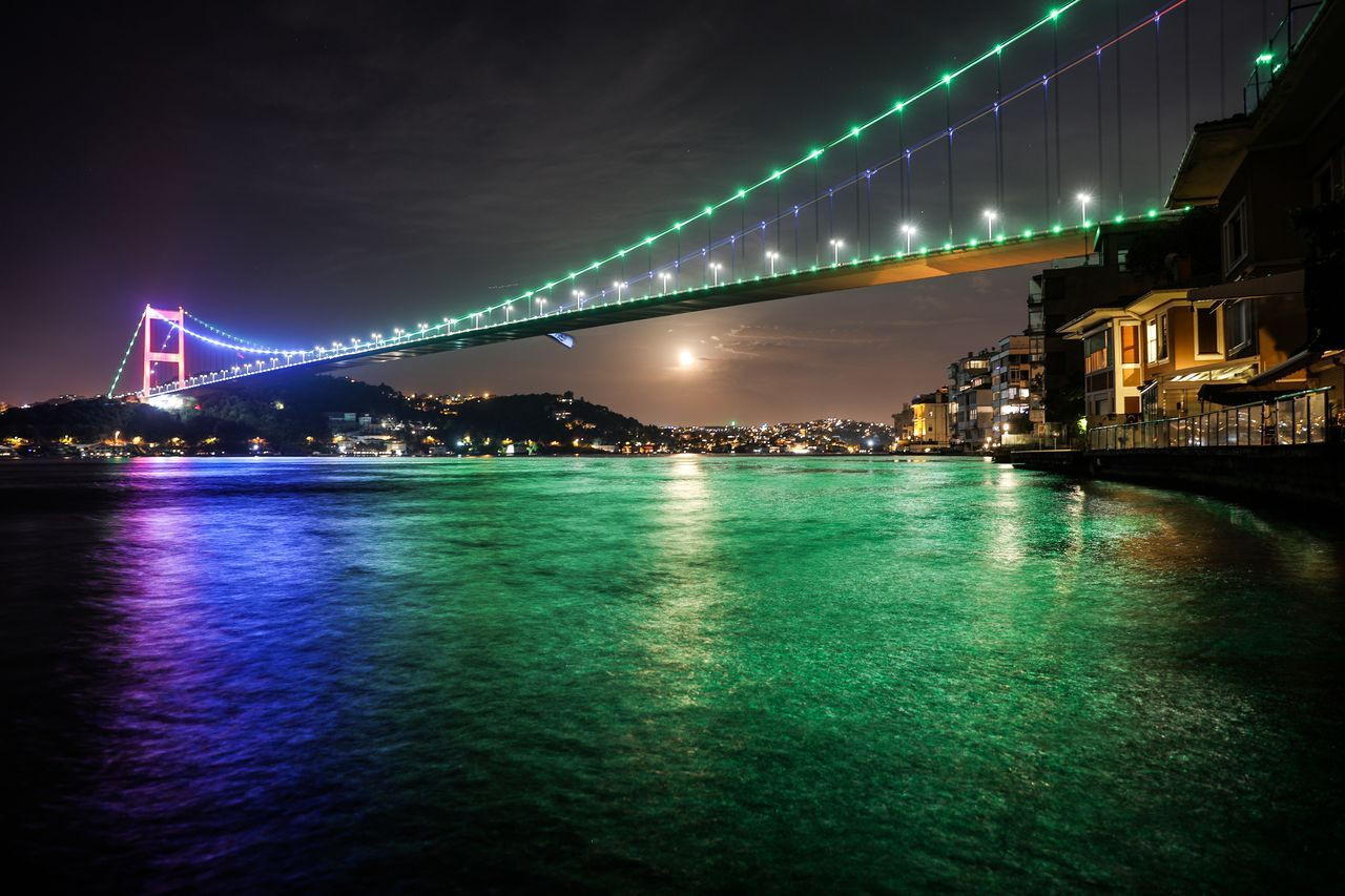 İstanbul'daki köprüler Azerbaycan renklerine büründü - Sayfa 9