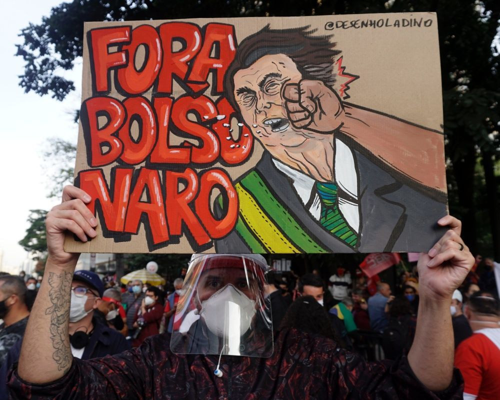 Brezilya'da Devlet Başkanı Bolsonaro karşıtı gösteriler düzenlendi - Sayfa 48