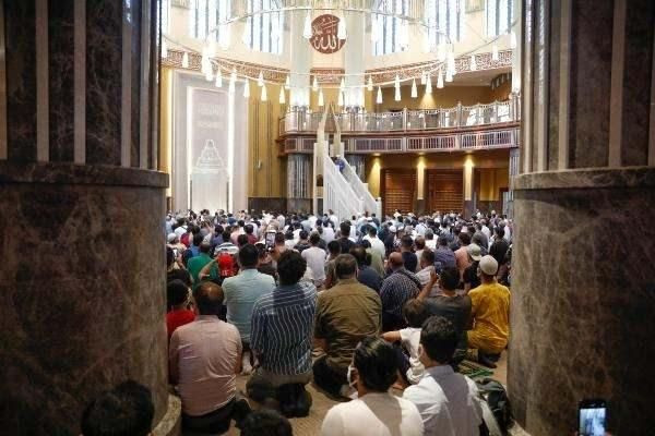 Cumhurbaşkanı Erdoğan'ın katılımıyla açılan Taksim Camii'nde ilk bayram namazı kılındı - Sayfa 5