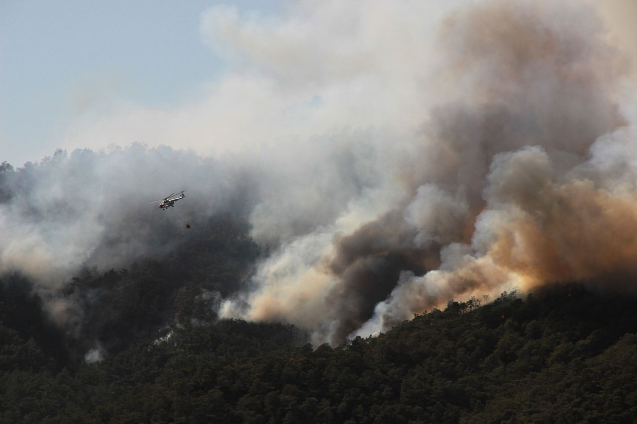 Marmaris'te alevler yüzlerce hektara yayıldı! Gelen görüntüler içimizi dağlıyor - Sayfa 8