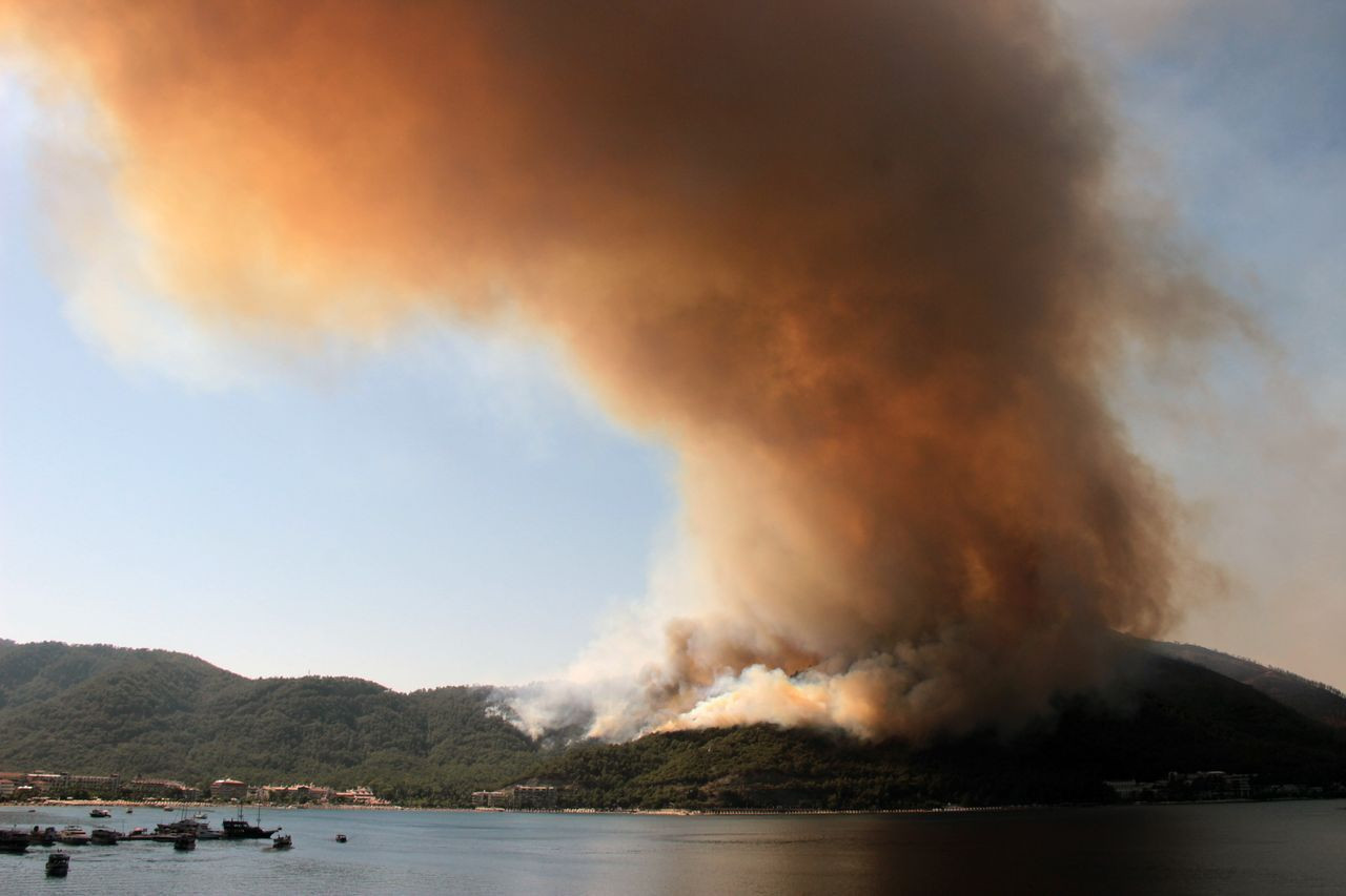 Marmaris'te alevler yüzlerce hektara yayıldı! Gelen görüntüler içimizi dağlıyor - Sayfa 9