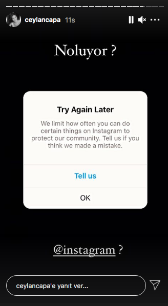 Instagram'da 'daha sonra tekrar dene' hatası! Ünlü isimler isyan etti - Sayfa 10