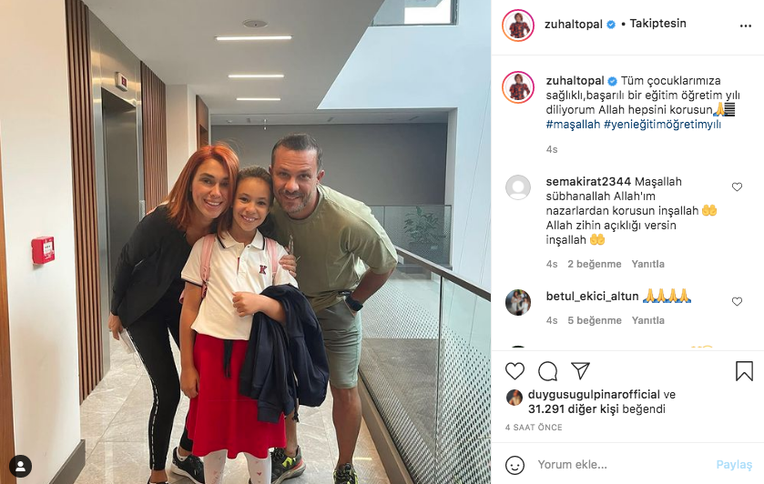 Zil çaldı, yüz yüze eğitim başladı! Ünlü isimlerin okul heyecanı - Sayfa 21