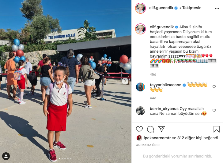 Zil çaldı, yüz yüze eğitim başladı! Ünlü isimlerin okul heyecanı - Sayfa 23