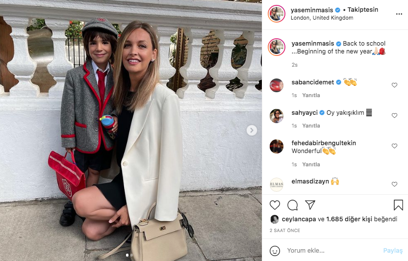 Zil çaldı, yüz yüze eğitim başladı! Ünlü isimlerin okul heyecanı - Sayfa 19