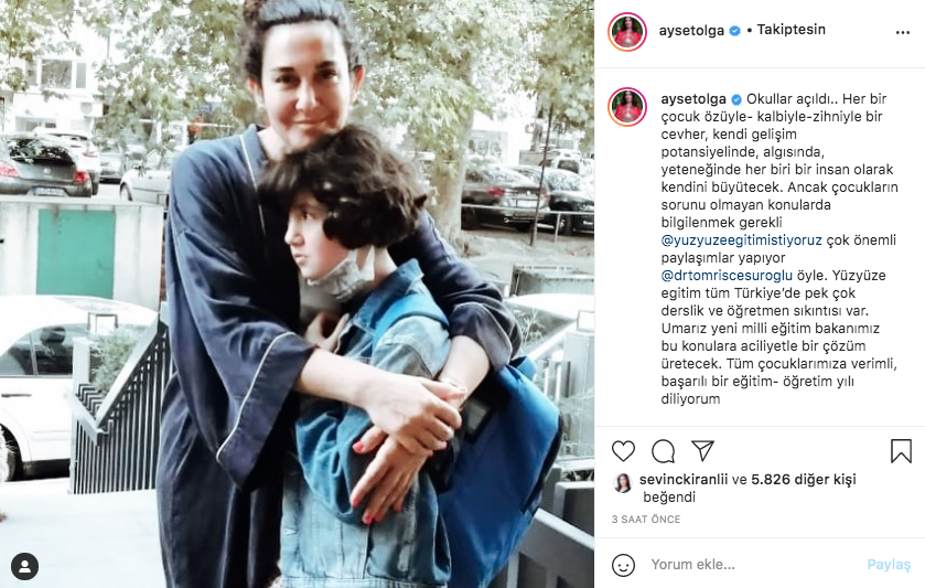 Zil çaldı, yüz yüze eğitim başladı! Ünlü isimlerin okul heyecanı - Sayfa 24