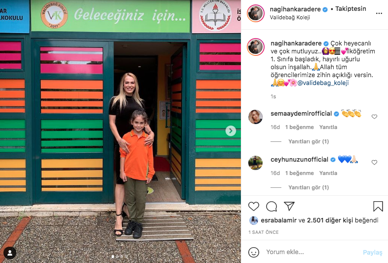 Zil çaldı, yüz yüze eğitim başladı! Ünlü isimlerin okul heyecanı - Sayfa 16