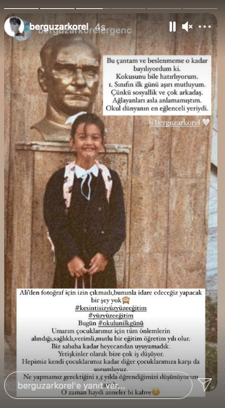 Zil çaldı, yüz yüze eğitim başladı! Ünlü isimlerin okul heyecanı - Sayfa 10