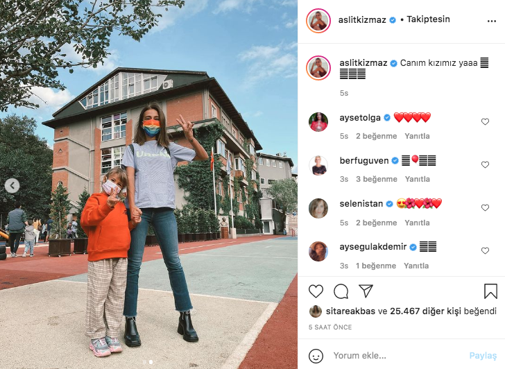 Zil çaldı, yüz yüze eğitim başladı! Ünlü isimlerin okul heyecanı - Sayfa 7