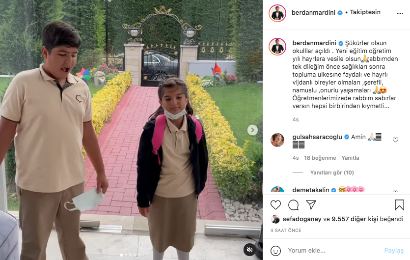 Zil çaldı, yüz yüze eğitim başladı! Ünlü isimlerin okul heyecanı - Sayfa 5