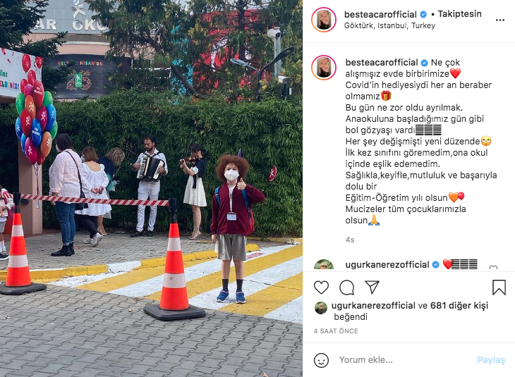 Zil çaldı, yüz yüze eğitim başladı! Ünlü isimlerin okul heyecanı - Sayfa 25