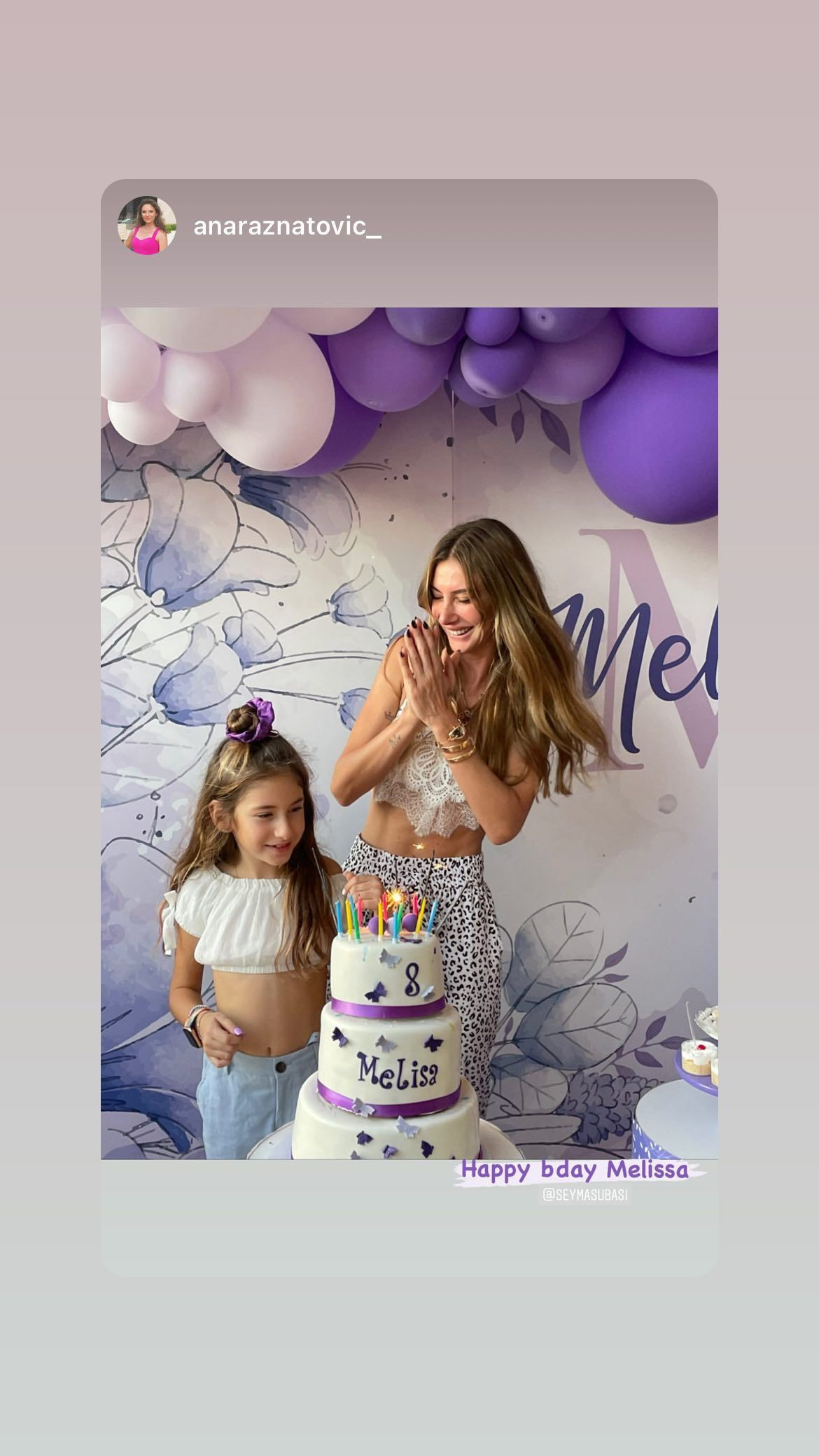 Eski eşler buluştu! Acun Ilıcalı ile Şeyma Subaşı'nın kızları Melisa Ilıcalı 8 yaşına bastı - Sayfa 6