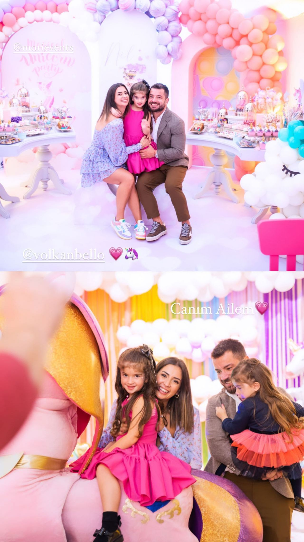 Buse Terim ve Volkan Bahçekapılı'dan 5 yaşındaki kızlarına muhteşem parti! Niloş'un isteğini yerine getirdiler - Sayfa 14
