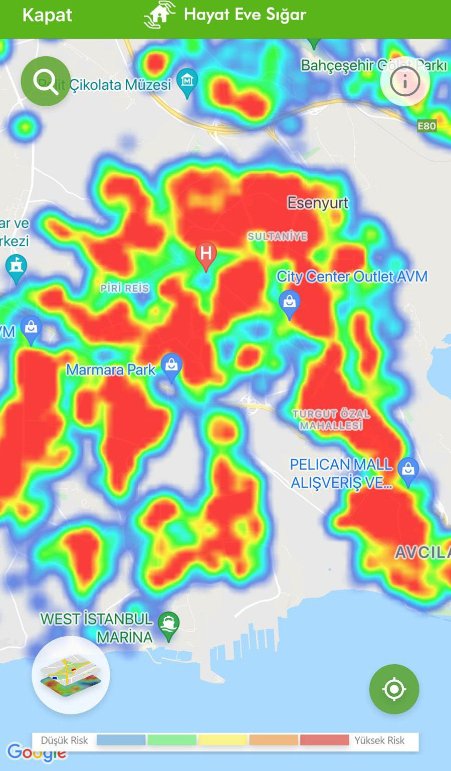 Hayat Eve Sığar uygulamasında İstanbul kıpkırmızı - Sayfa 10