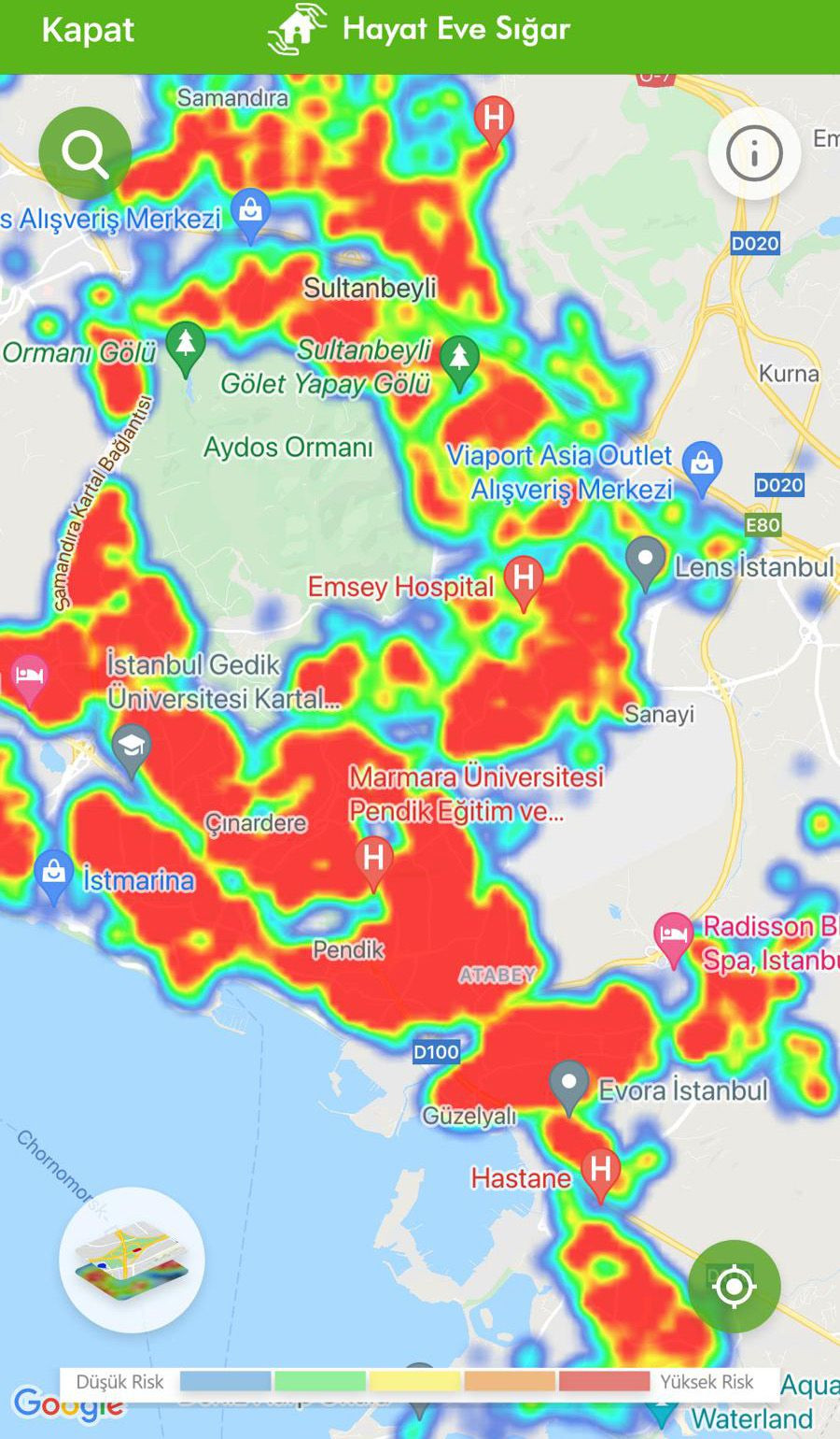 Hayat Eve Sığar uygulamasında İstanbul kıpkırmızı - Sayfa 8