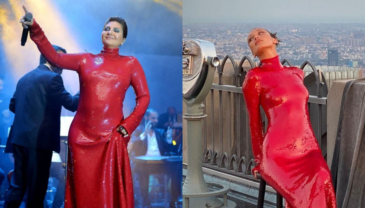 Sibel Can ile dünyaca ünlü model Bella Hadid pişti oldu! Aynı elbiseyi giydiler - Sayfa 8