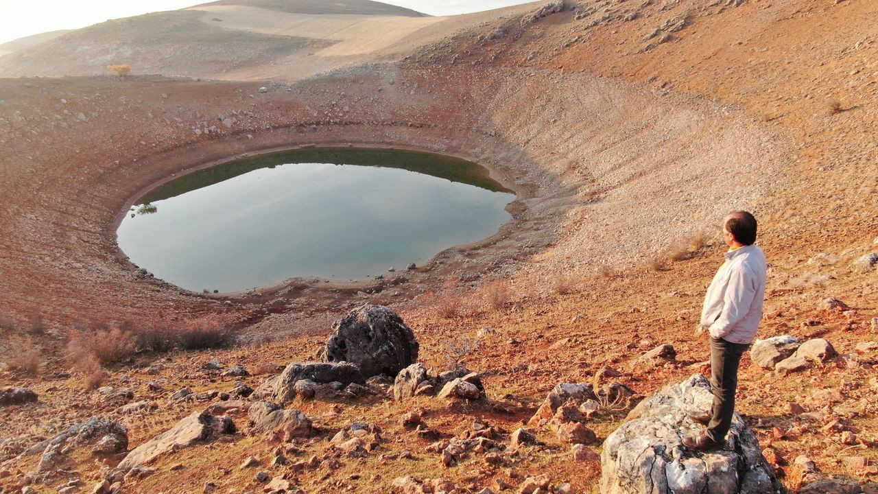 Sular çekilince ortaya çıktı! Devasa obruk drone ile görüntülendi - Sayfa 6