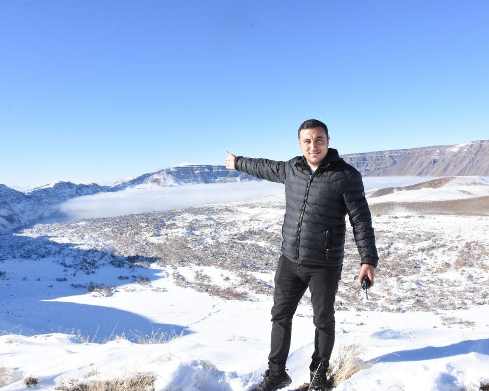 Nemrut Kraterini ve  Van Gölü'nü kaplayan sis bulutları görsel şölen sundu - Sayfa 15