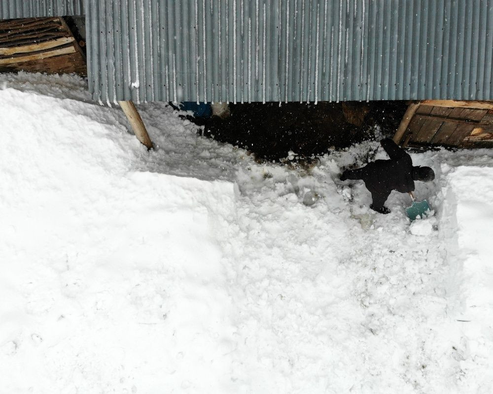 Muş’ta kar kalınlığı 60 santimetreye ulaştı... 1600 rakımlı Yukarıyongalı köyü kara gömüldü - Sayfa 20