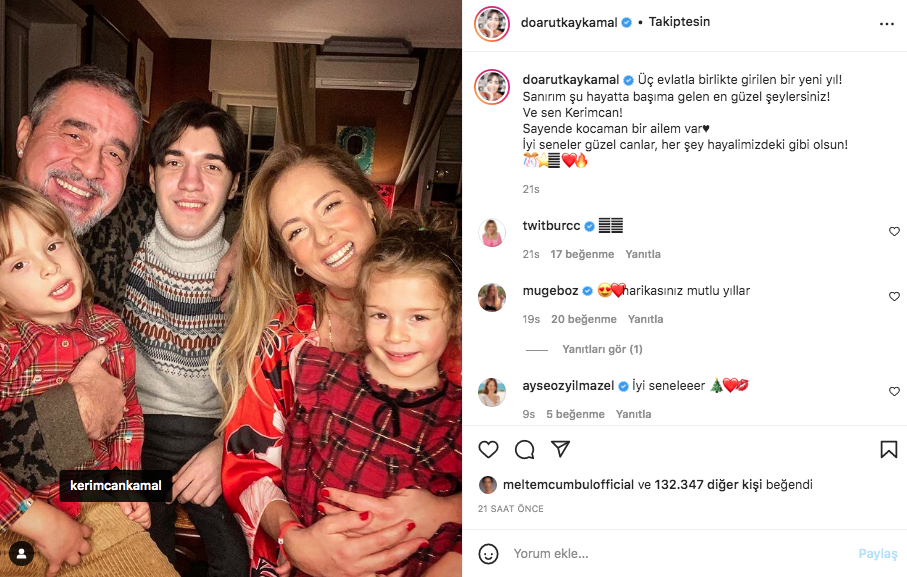 Ünlü isimlerden yılbaşı pozları... 2022'ye böyle girdiler - Sayfa 46