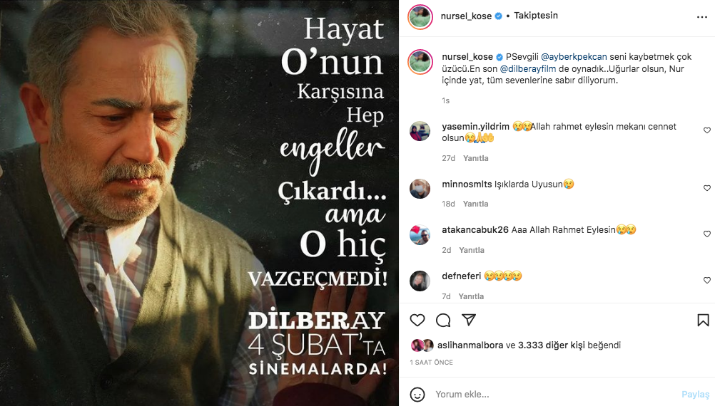 Ünlü isimlerden Ayberk Pekcan paylaşımları... Üzüntülerini bu sözlerle dile getirdiler - Sayfa 8