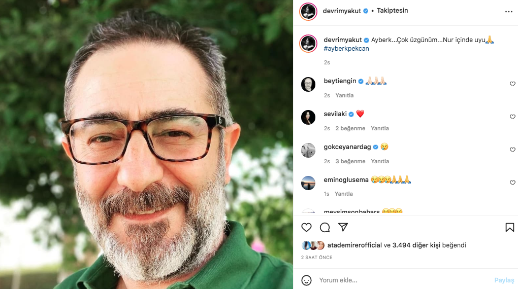 Ünlü isimlerden Ayberk Pekcan paylaşımları... Üzüntülerini bu sözlerle dile getirdiler - Sayfa 14