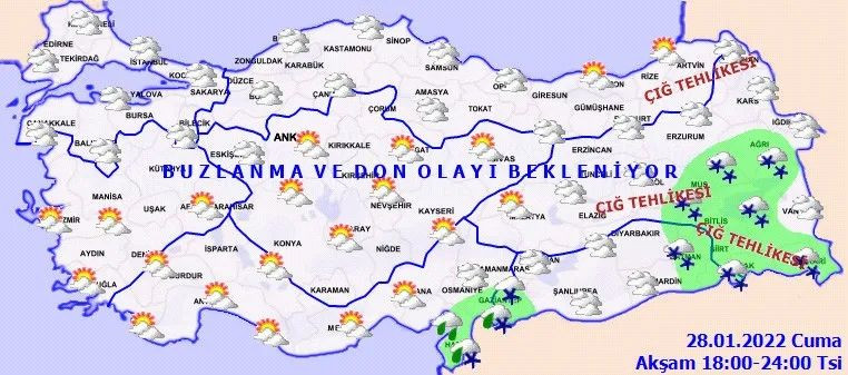 Buzlanma ve don ile birlikte sis ve pus! Meteoroloji'den uyarılar peş peşe geldi... - Sayfa 15