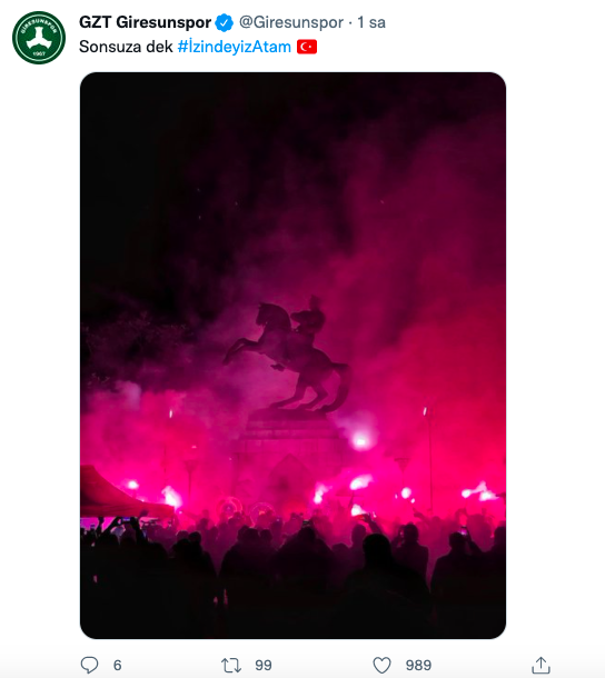 Spor dünyasında ortak Atatürk tepkisi... "Yaşadıkça, var oldukça, “İzindeyiz, ilelebet" - Sayfa 18