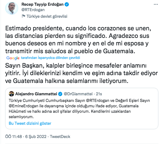 Erdoğan'a gönderilen tüm geçmiş olsun mesajları ve verdiği yanıtlar! - Sayfa 31