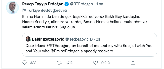 Erdoğan'a gönderilen tüm geçmiş olsun mesajları ve verdiği yanıtlar! - Sayfa 35