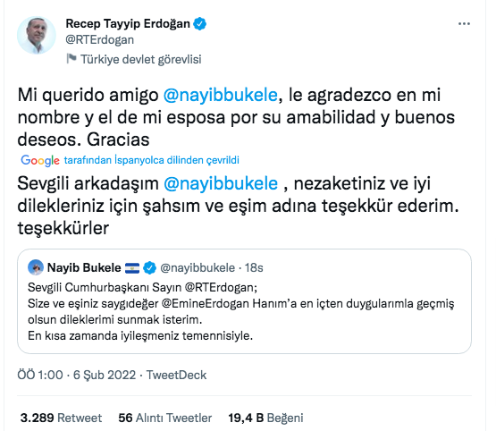 Erdoğan'a gönderilen tüm geçmiş olsun mesajları ve verdiği yanıtlar! - Sayfa 28