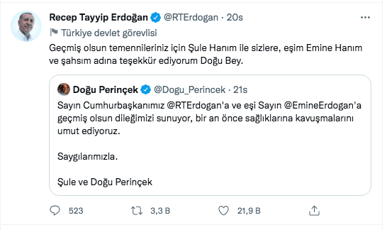 Erdoğan'a gönderilen tüm geçmiş olsun mesajları ve verdiği yanıtlar! - Sayfa 24