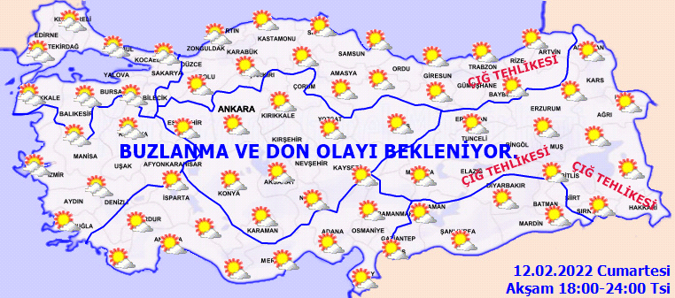 Meteoroloji'den hafta sonu için plan yapanlara uyarı: Buzlanma ve don olacak! - Sayfa 7